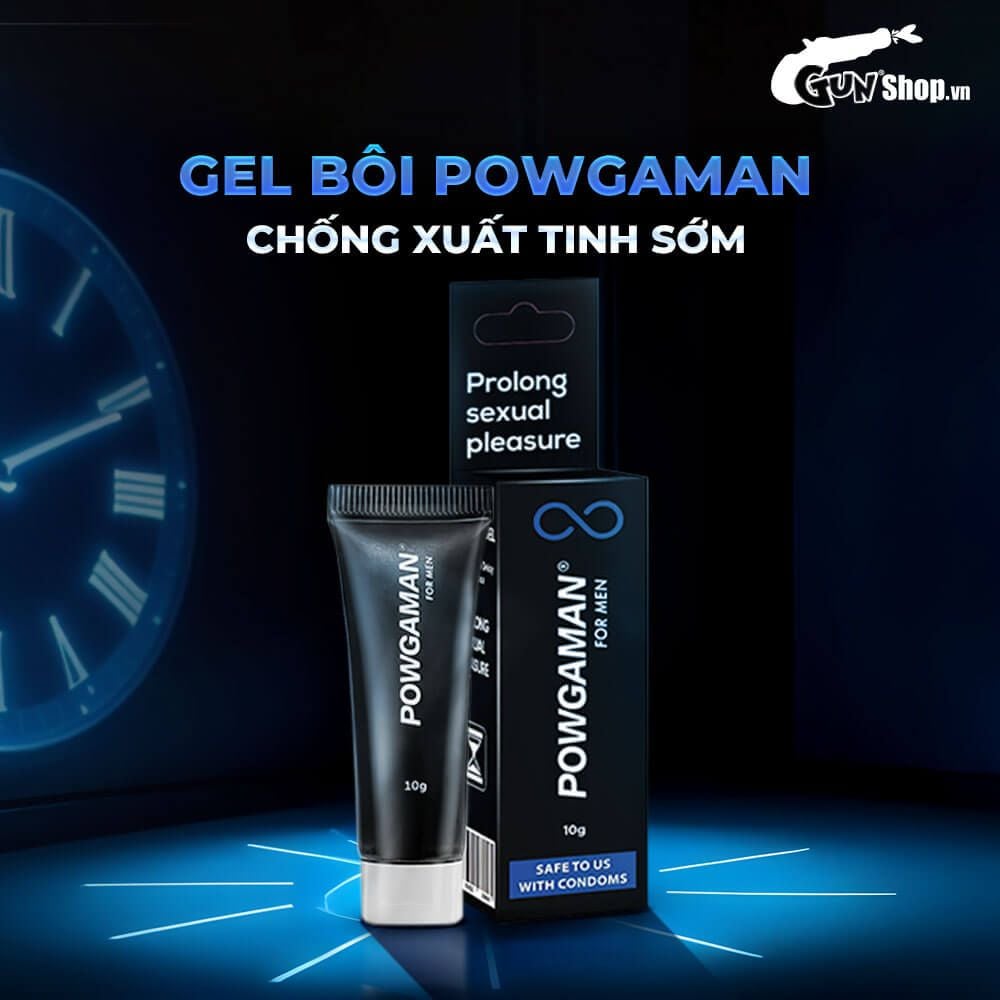 Gel bôi Powgaman chống xuất tinh sớm - Chai 10gr