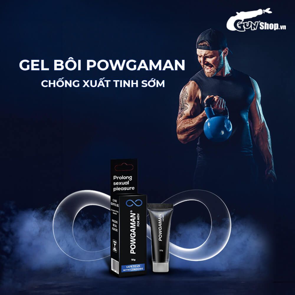 Gel bôi Powgaman chống xuất tinh sớm - Chai 10gr