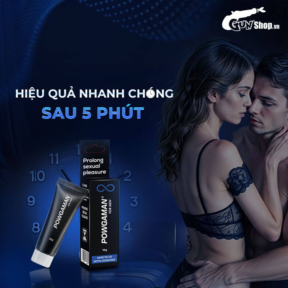 Gel bôi Powgaman chống xuất tinh sớm - Chai 10gr