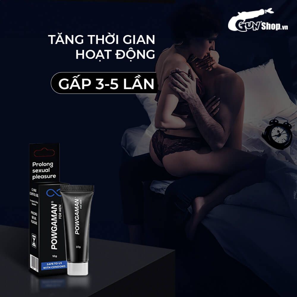 Gel bôi Powgaman chống xuất tinh sớm - Chai 10gr