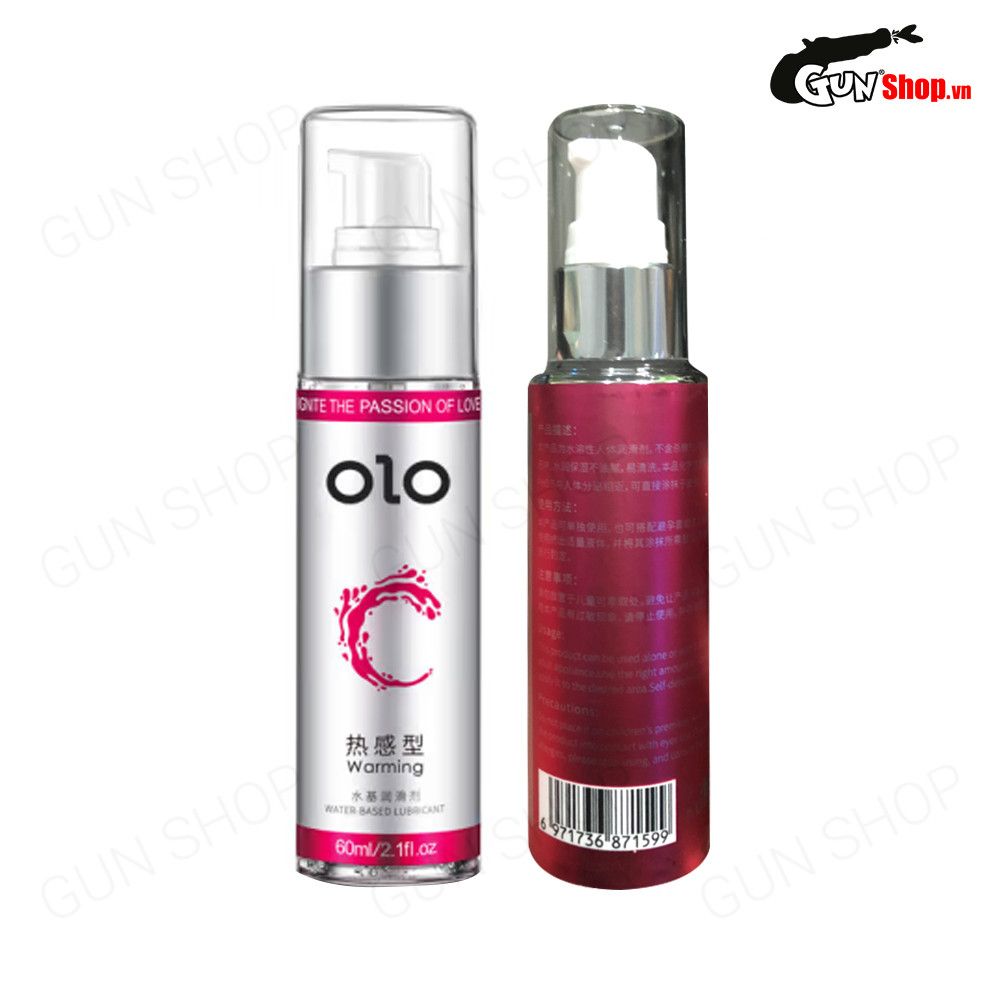 Gel bôi trơn ấm nóng OLO Warming - Chai 60ml