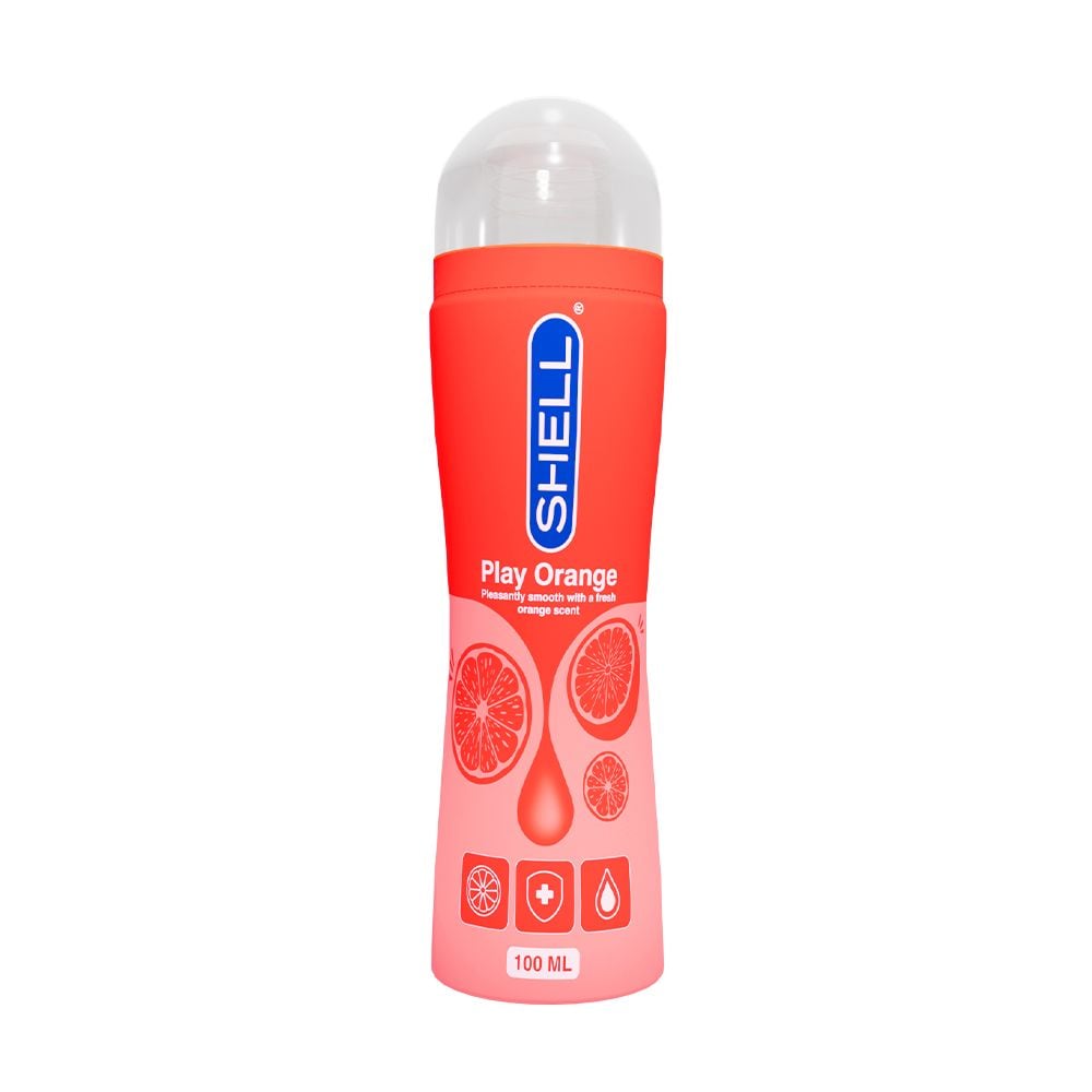 Gel bôi trơn hương cam Shell Play Orange - Chai 100ml