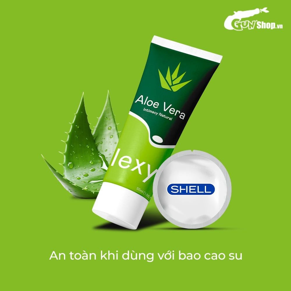 Gel bôi trơn tinh chất lô hội Lexy Aloe - Chai 55ml