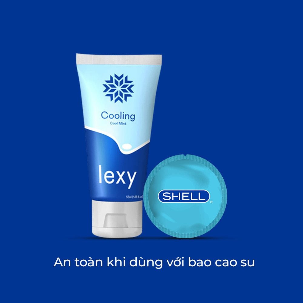 Gel bôi trơn bạc hà mát lạnh Lexy Cooling - Chai 55ml