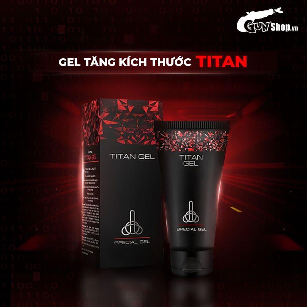 Gel bôi trơn tăng kích thước Titan - Chai 50ml