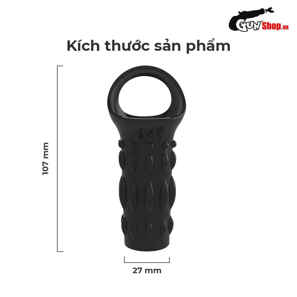 Bao cao su đôn dên Chisa Renegade Power Cage - Black