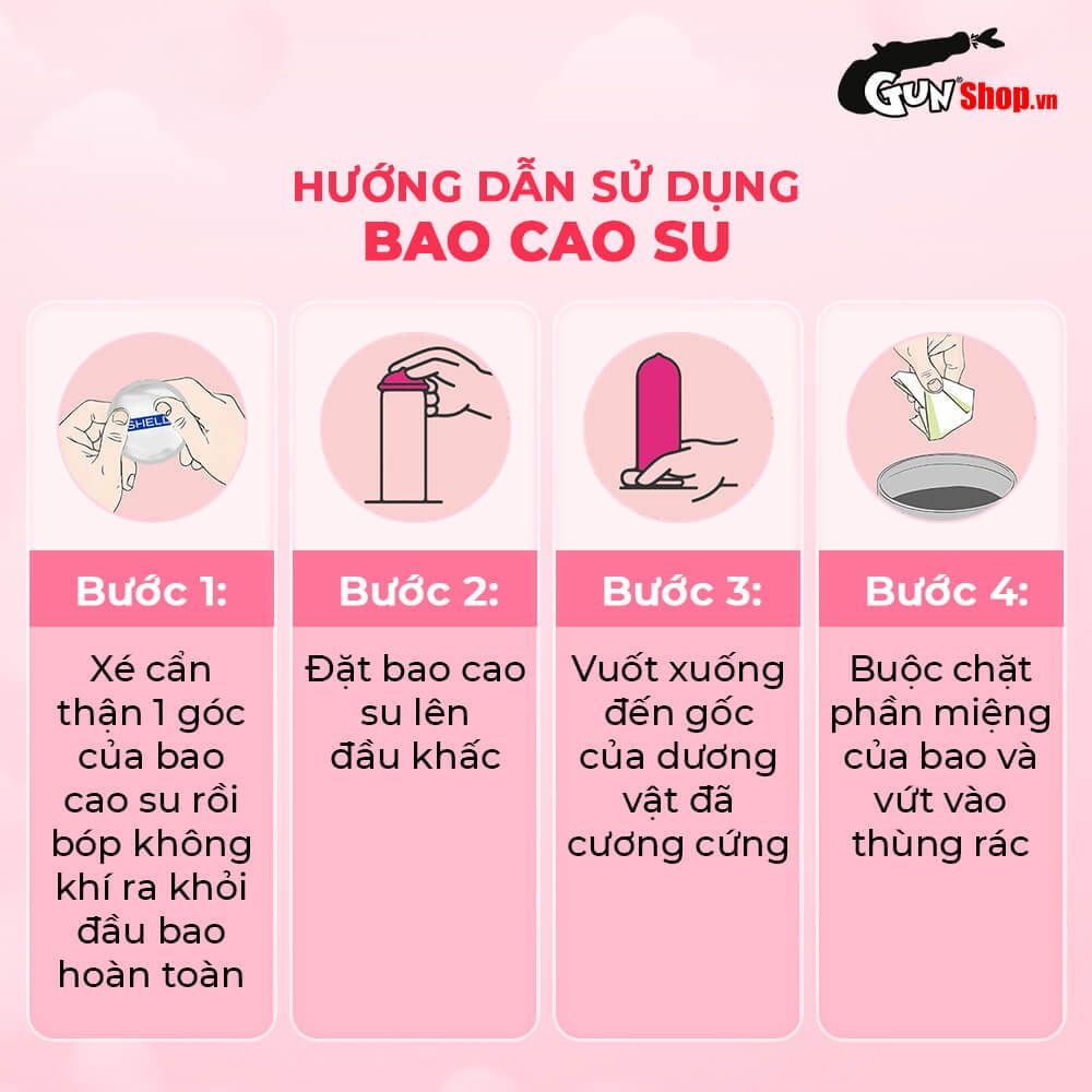 Bao cao su Shell Play Circle 6 tính năng - Hộp 10 cái + 1 vòng đeo kéo dài thời gian
