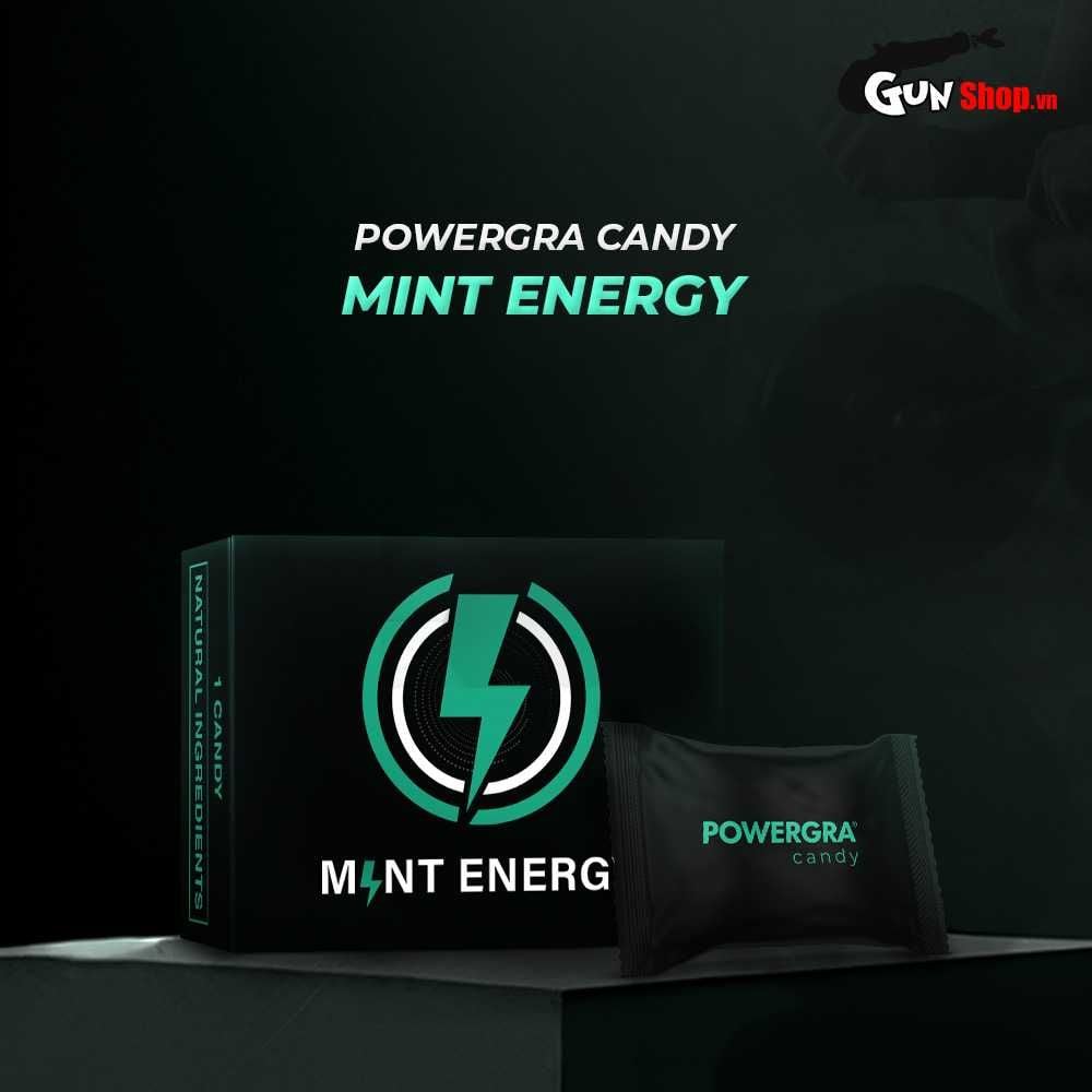 Kẹo bạc hà Powergra Mint Energy tăng cường sinh lý - 1 viên