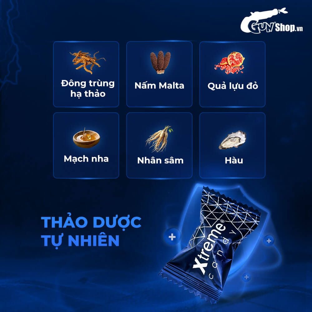 Kẹo nhân sâm Xtreme tăng cường sinh lý - 1 viên