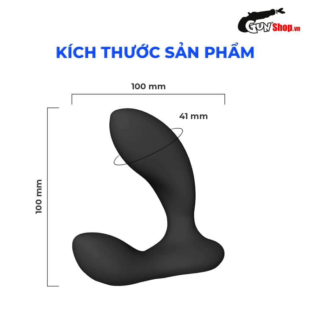 Máy massage tuyến tiền liệt Lelo Hugo 2 Remote Black