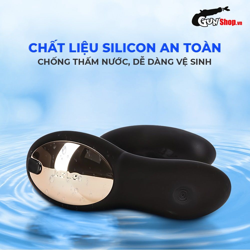 Máy massage tuyến tiền liệt Lelo Hugo 2 Remote Black