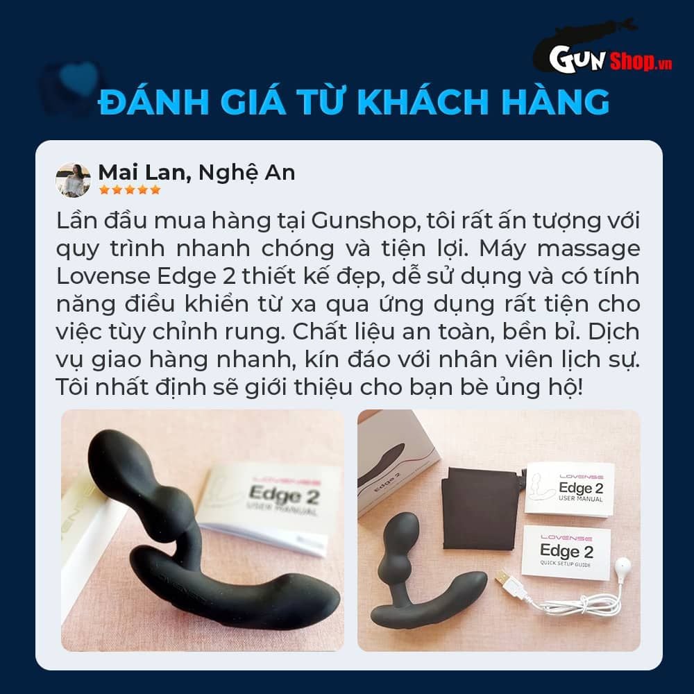Máy massage tuyến tiền liệt Lovense Edge 2