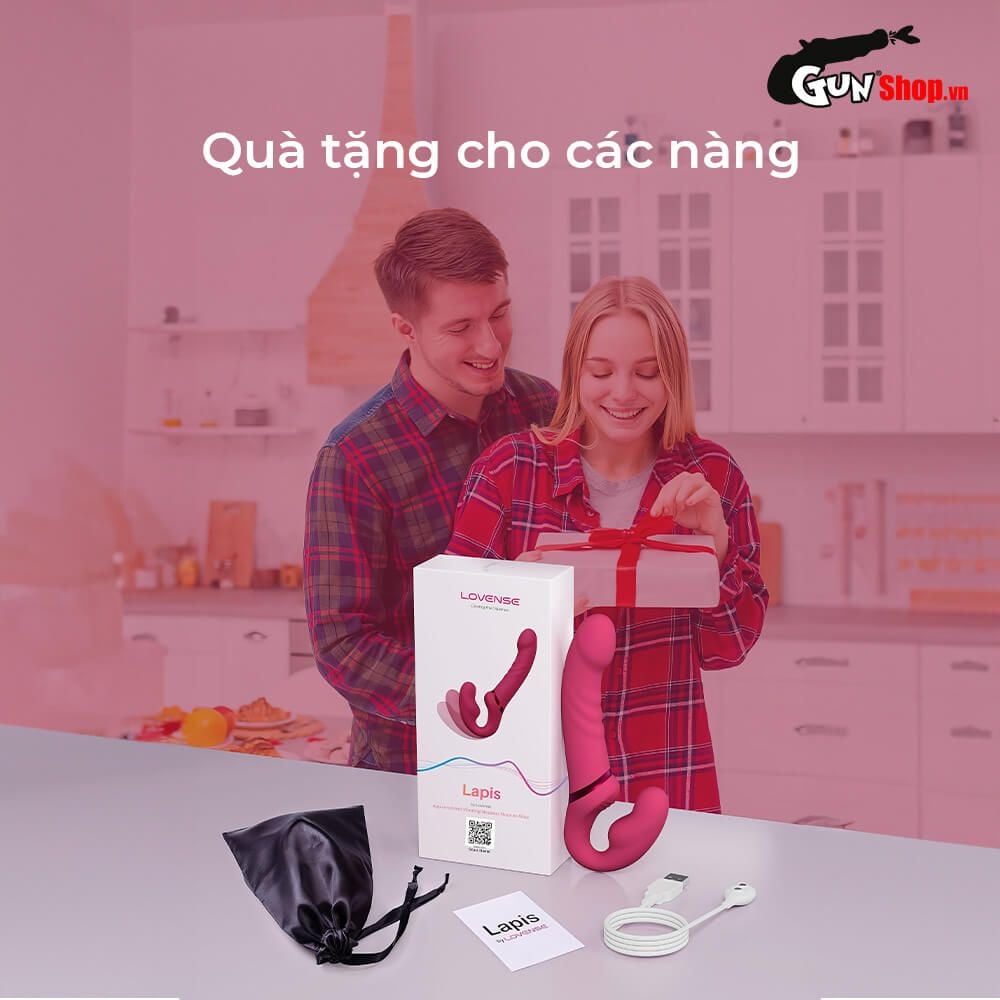 Dương vật giả 2 đầu Lovense Lapis