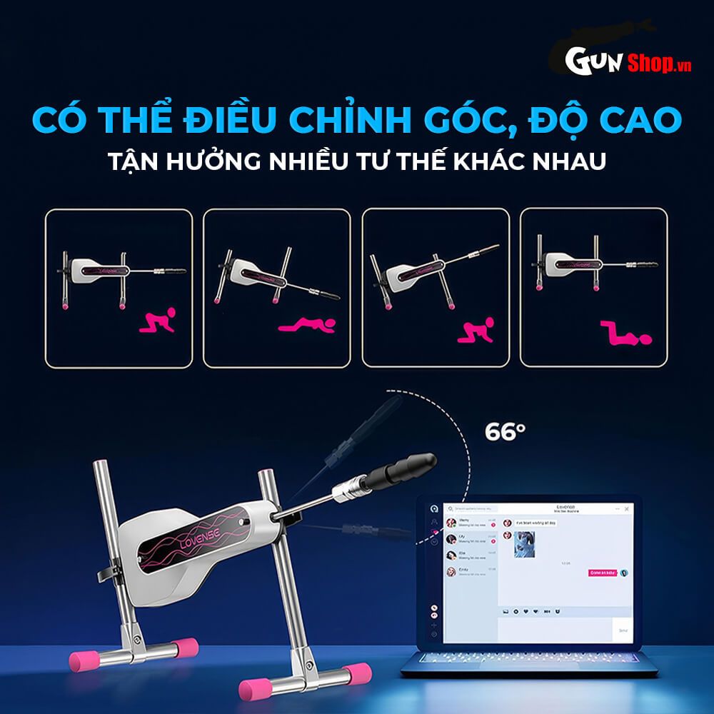 Máy rung làm tình tự động Lovense Sex Machine Mini
