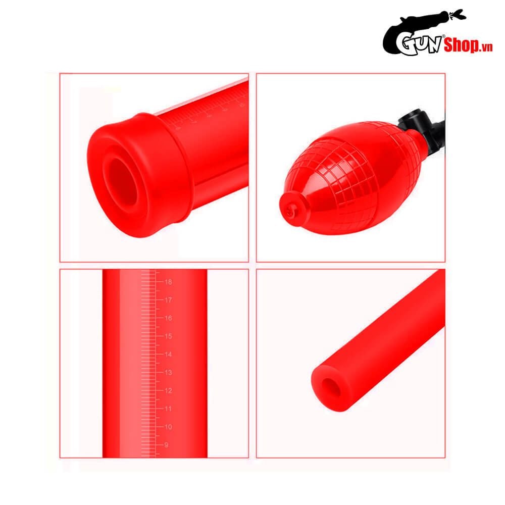 Máy tập tăng kích thước dương vật Chisa Max Version Red