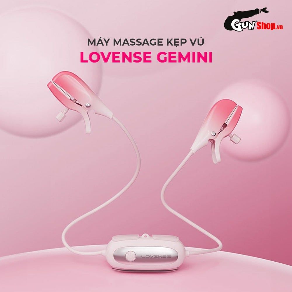 Máy massage kẹp vú Lovense Gemini