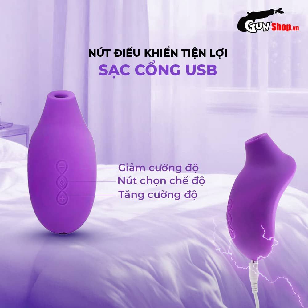 Máy massage âm đạo sóng âm Lelo Sona 2 Travel