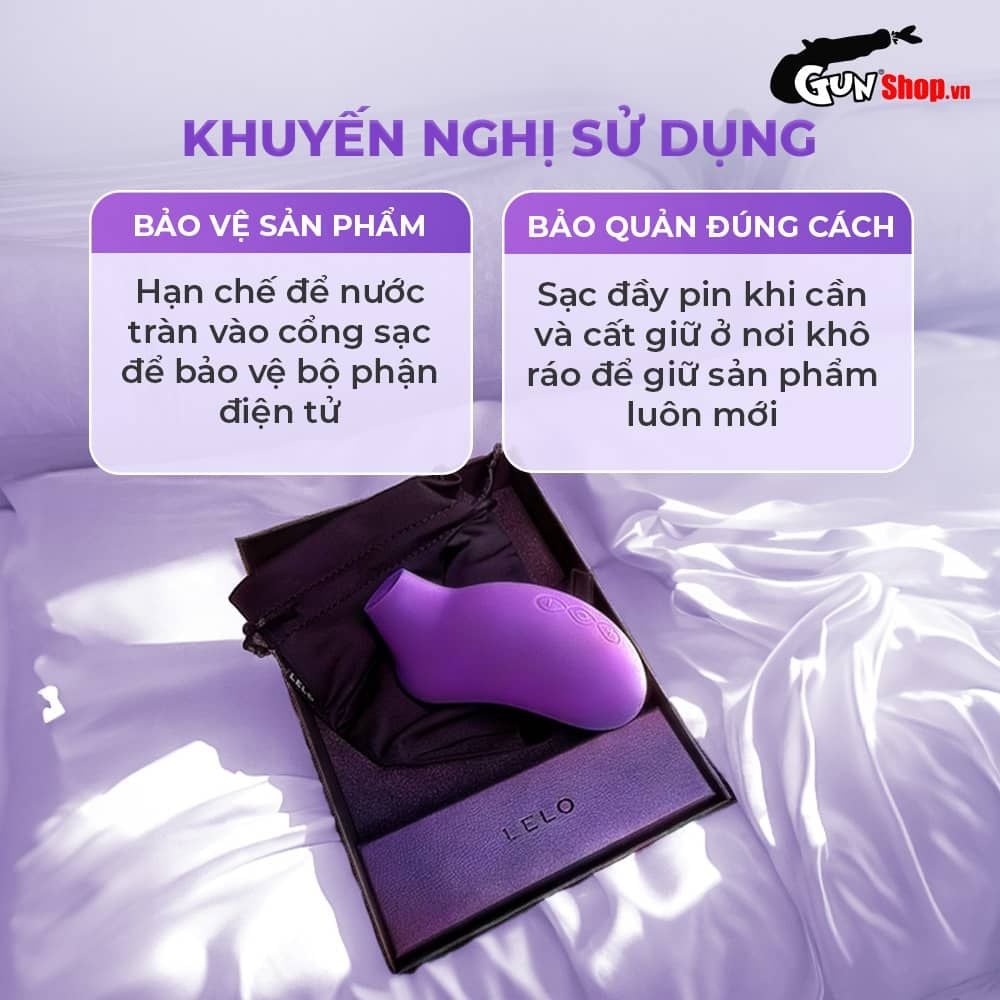Máy massage âm đạo sóng âm Lelo Sona 2 Travel