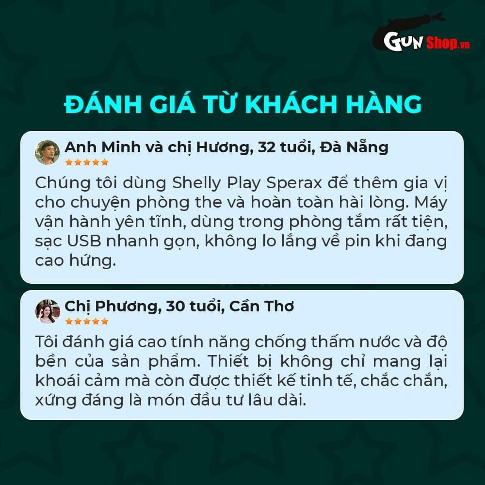 Máy massage Shelly Play Sperax