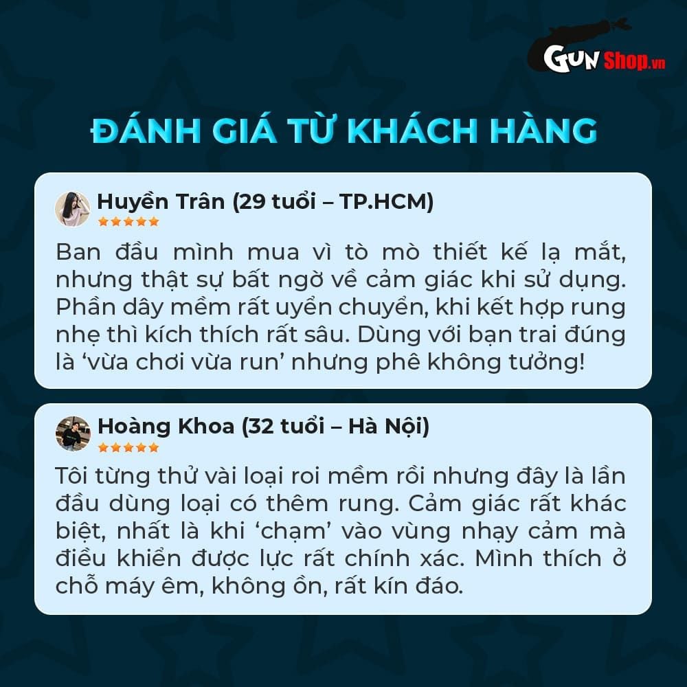 Máy massage kết hợp roi da BDSM Shelly Play Temptation