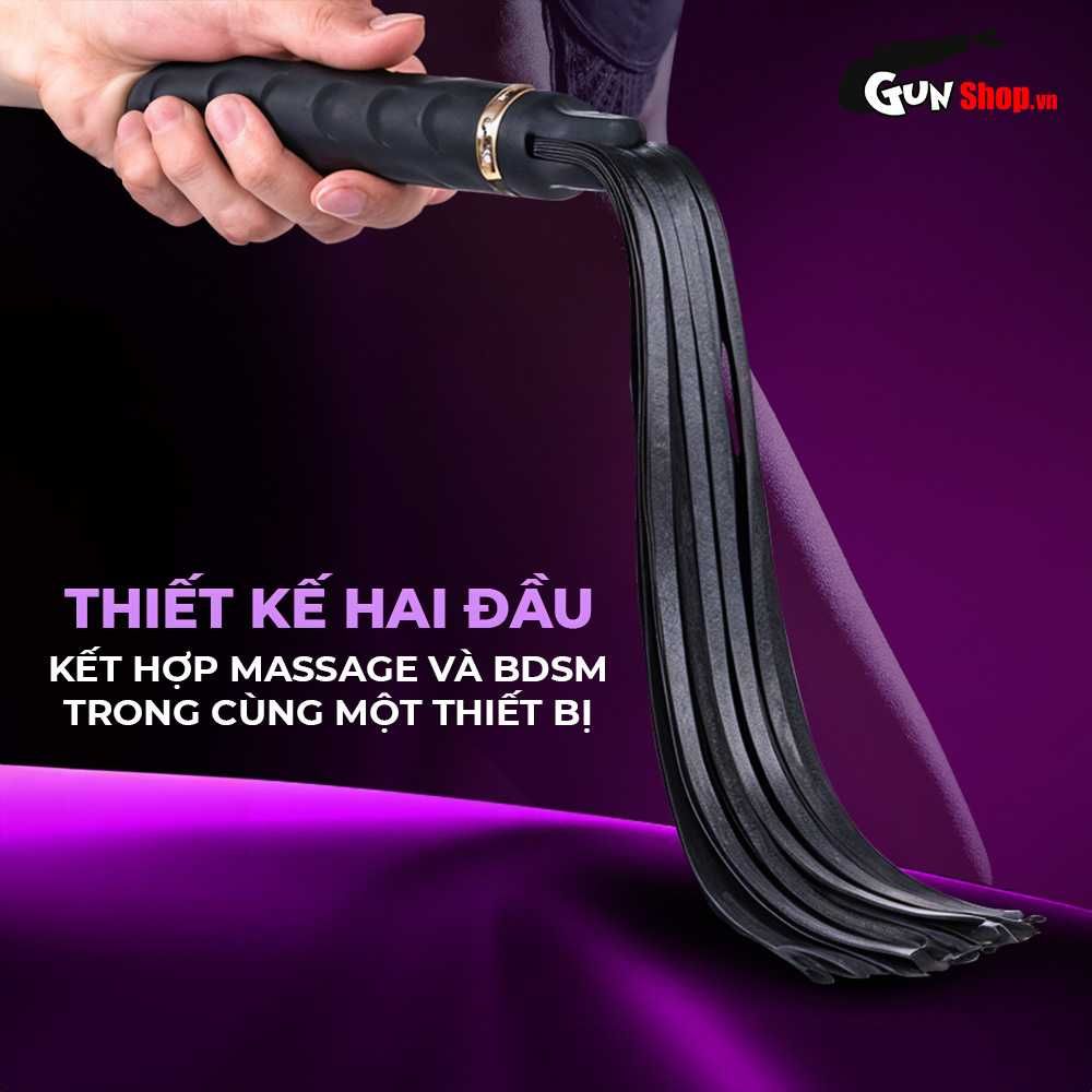 Máy massage kết hợp roi da BDSM Shelly Play Vibelash