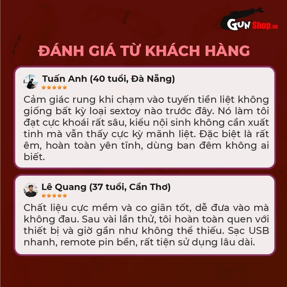 Máy massage tuyến tiền liệt Shelly Play Vilin