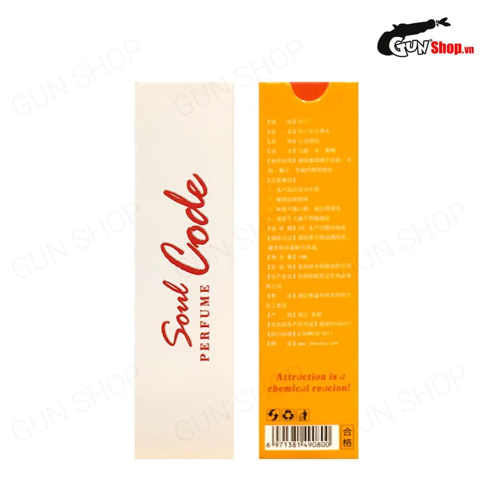 Nước hoa kích thích dạng lăn Kakou Soul Perfume Code - Chai 10ml