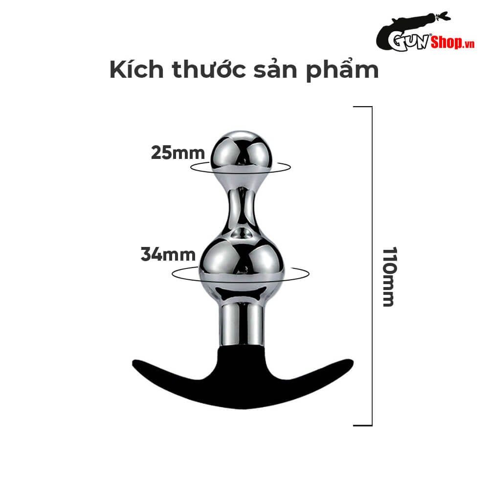 Phích inox cắm hậu môn Anal Plug 09