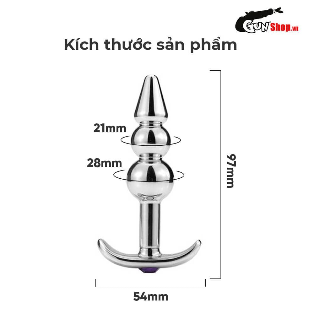 Phích inox cắm hậu môn Anal Plug Stainless 13