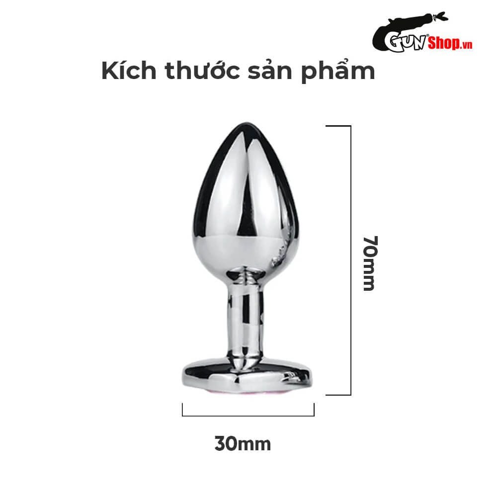 Phích inox cắm hậu môn Anal Toy 02
