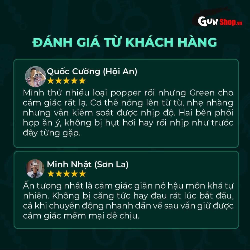 Chai hít tăng khoái cảm Popper PWD Avenger Neon Party Green - Chai 30ml