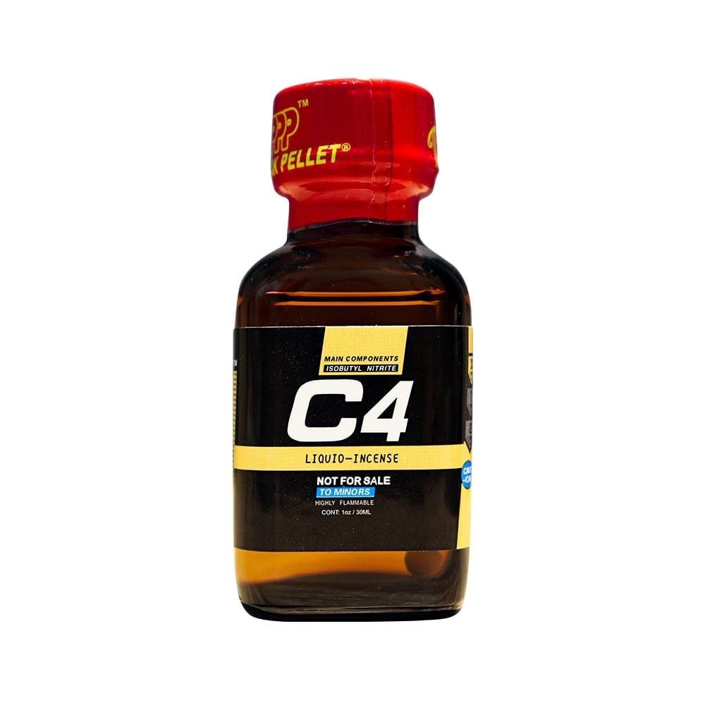 Chai hít tăng khoái cảm Popper PWD USA C4 Black Yellow - Chai 30ml