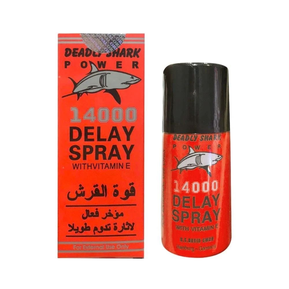 Chai xịt Power Deadly Shark 14000 kéo dài thời gian - Chai 40ml