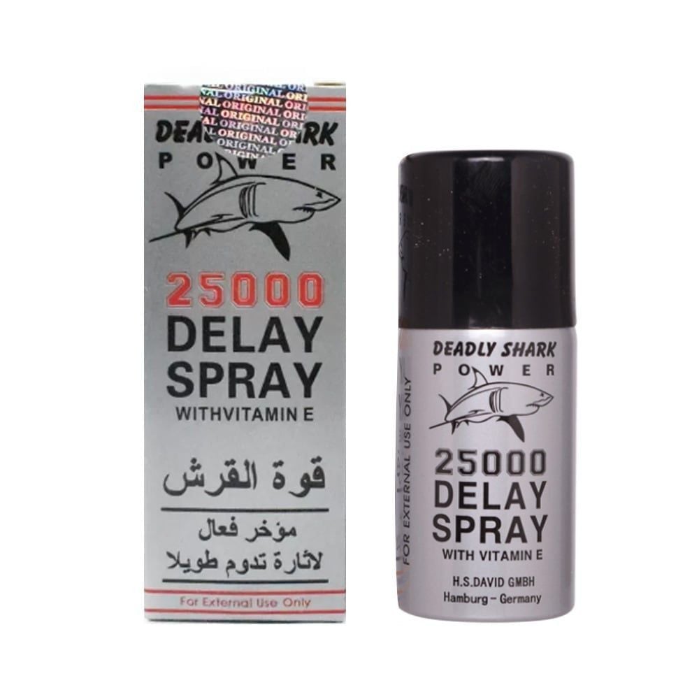 Chai xịt Power Deadly Shark 25000 kéo dài thời gian - Chai 40ml