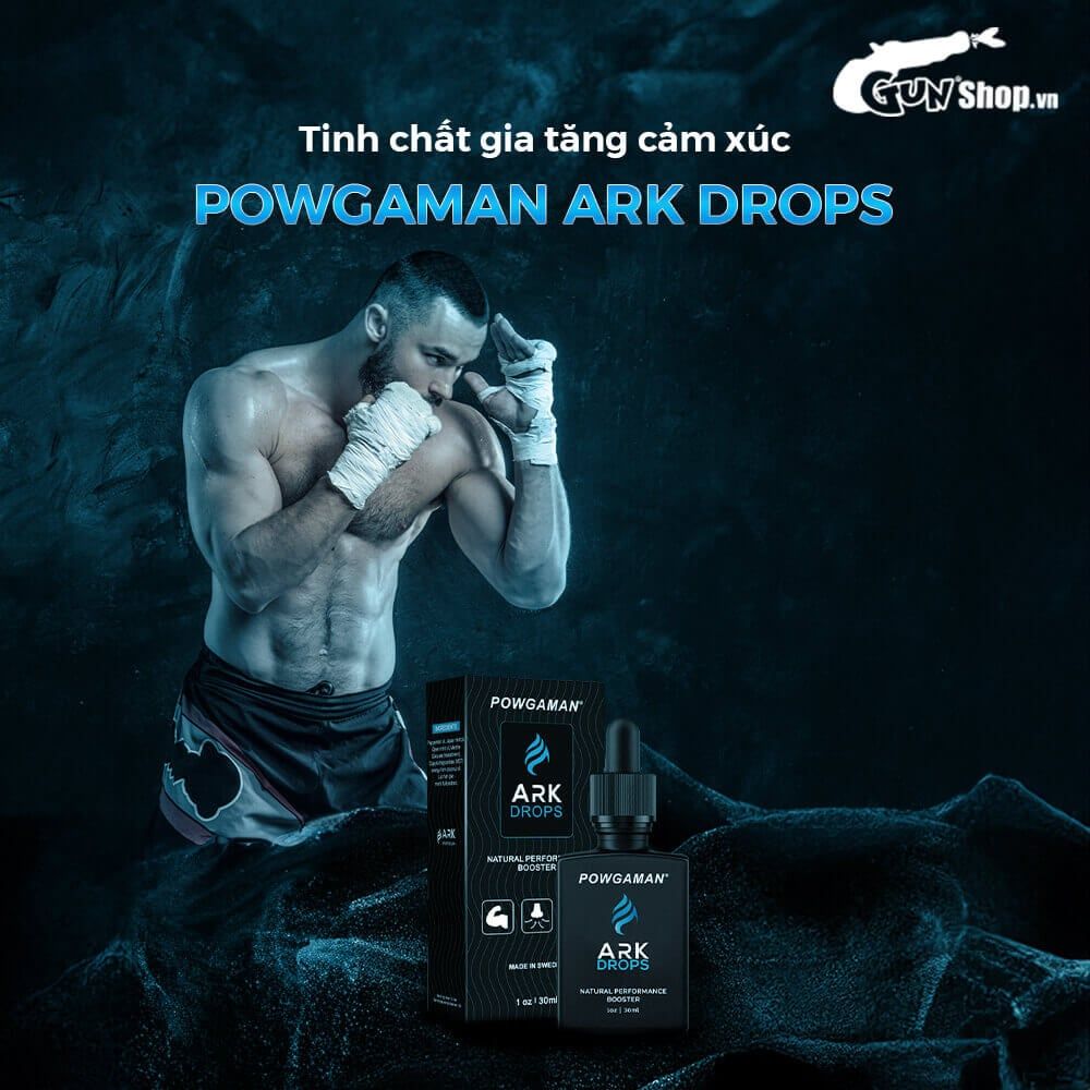 Tinh chất gia tăng cảm xúc Powgaman Ark Drops - Chai 30ml