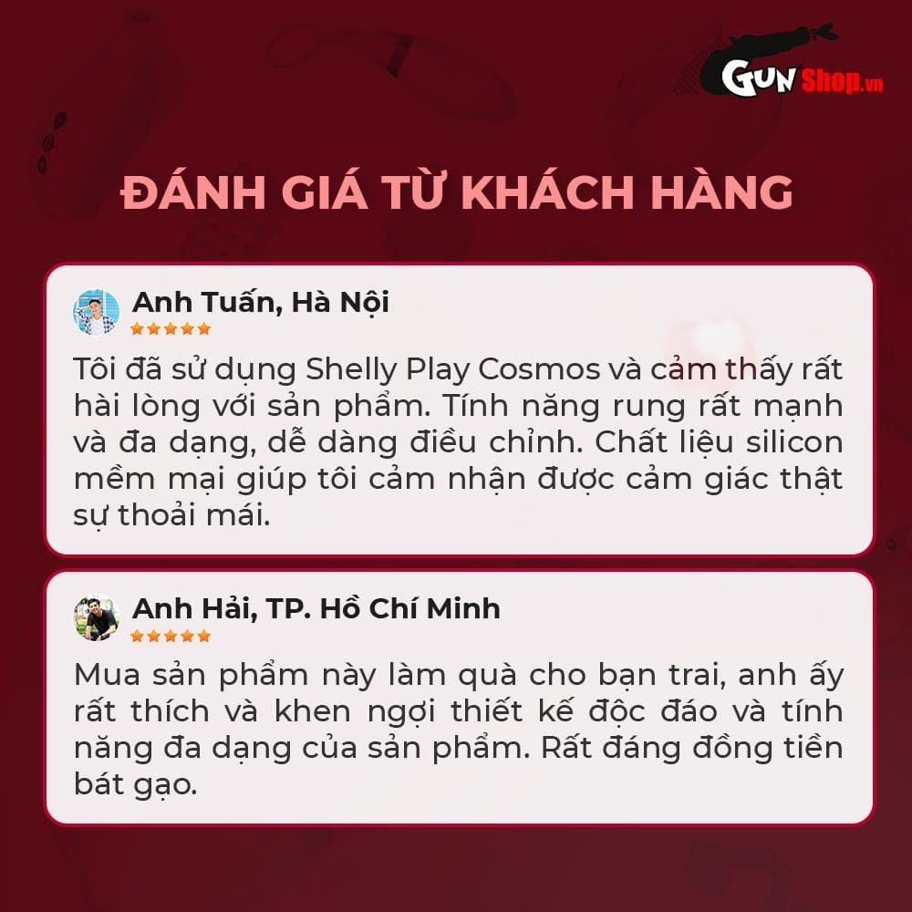 Que rung hậu môn Shelly Play Cosmos