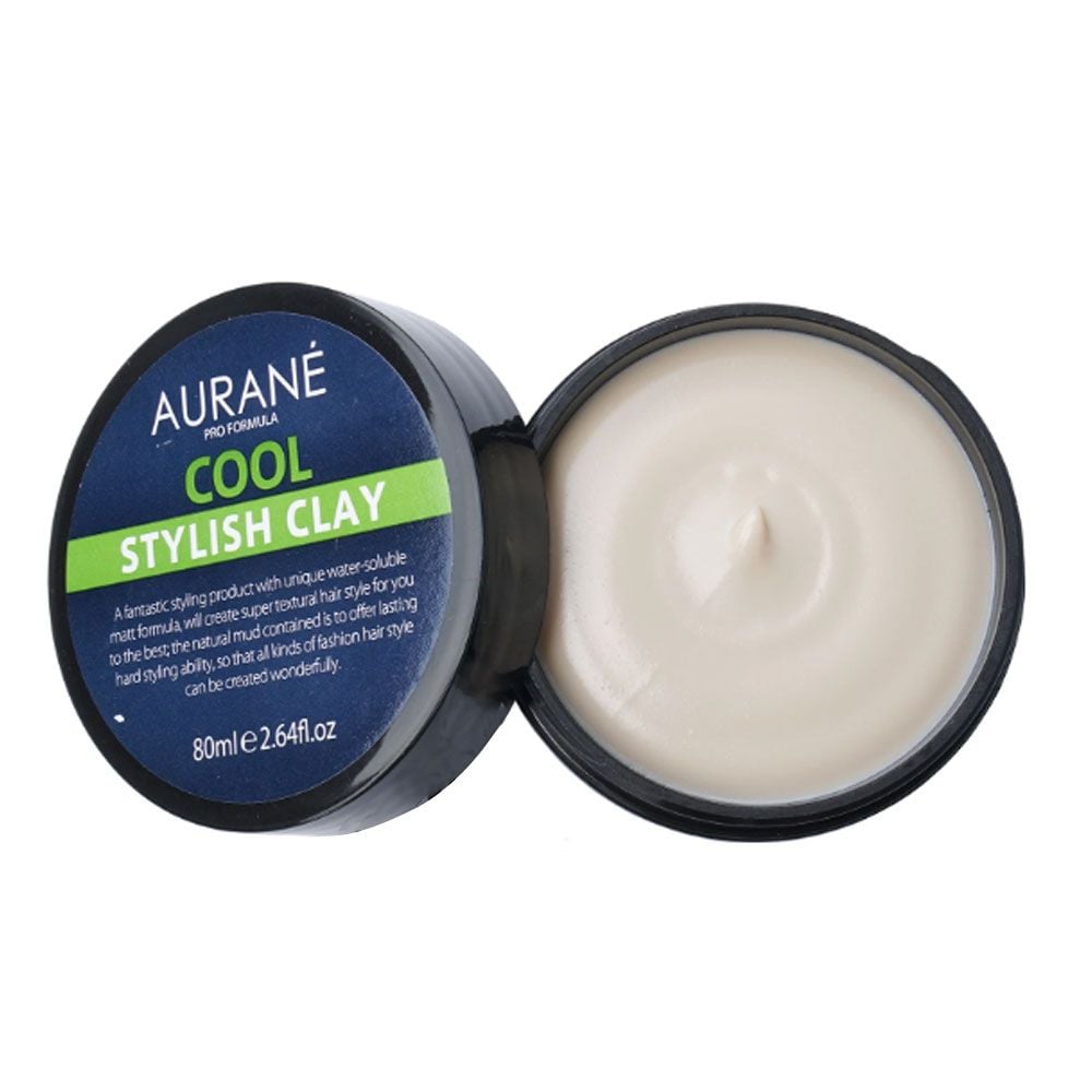 Sáp vuốt tóc Aurane Cool Stylish Clay - Hộp 80gr