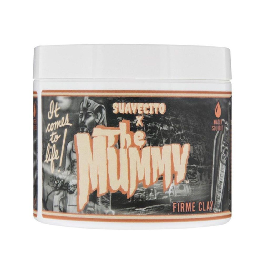 Sáp vuốt tóc Suavecito X The Mummy Firme Clay Pomade - Hộp 113gr