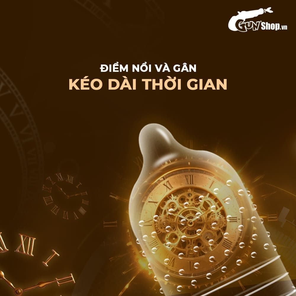 Bao cao su Shell Play Circle 6 tính năng - Hộp 10 cái + 1 vòng đeo kéo dài thời gian