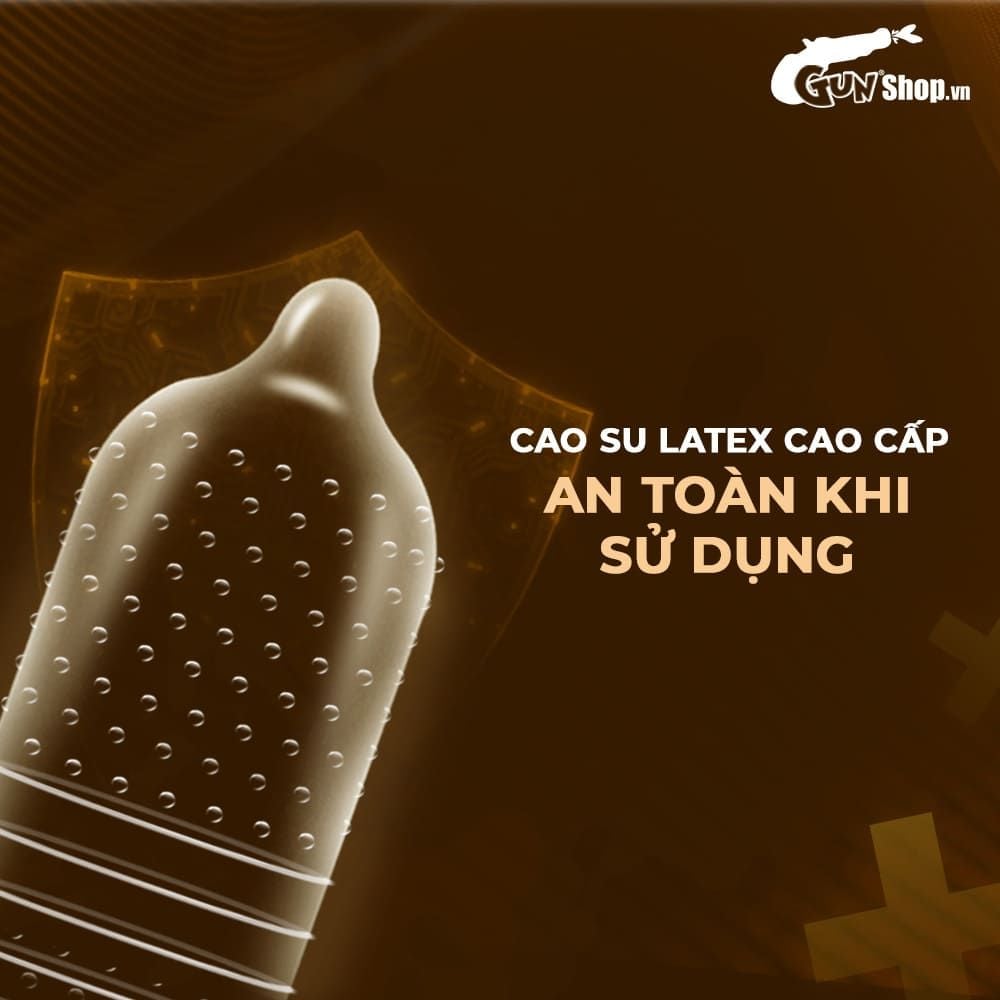 Bao cao su Shell Play Circle 6 tính năng - Hộp 10 cái + 1 vòng đeo kéo dài thời gian