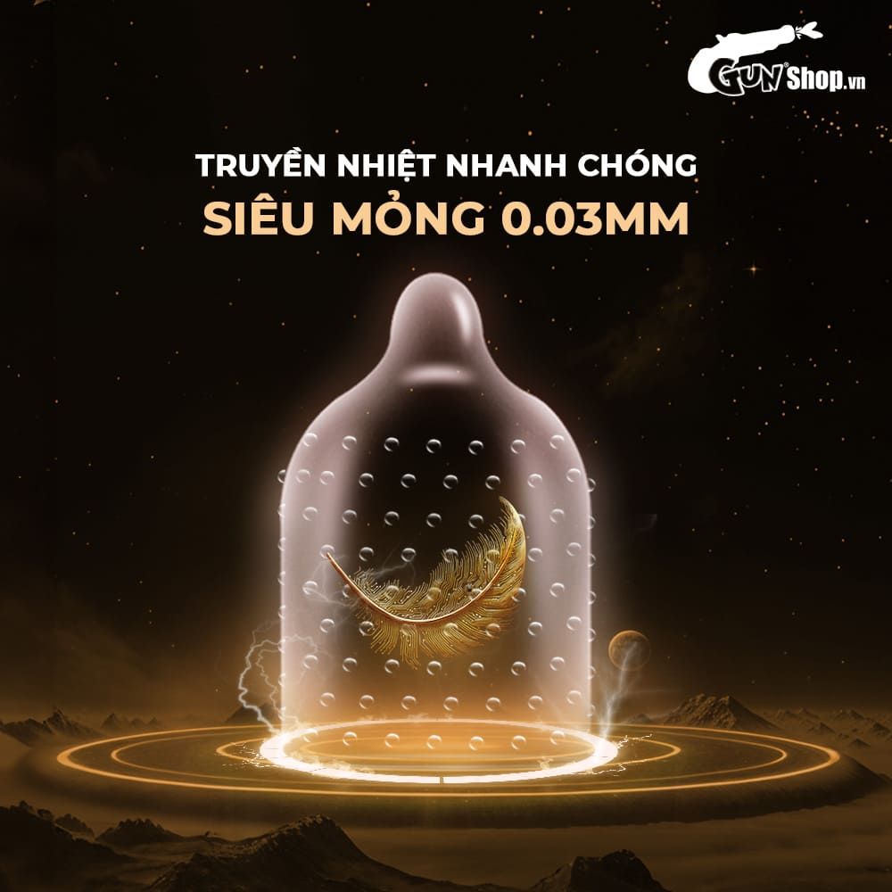 Bao cao su Shell Play Circle 6 tính năng - Hộp 10 cái + 1 vòng đeo kéo dài thời gian