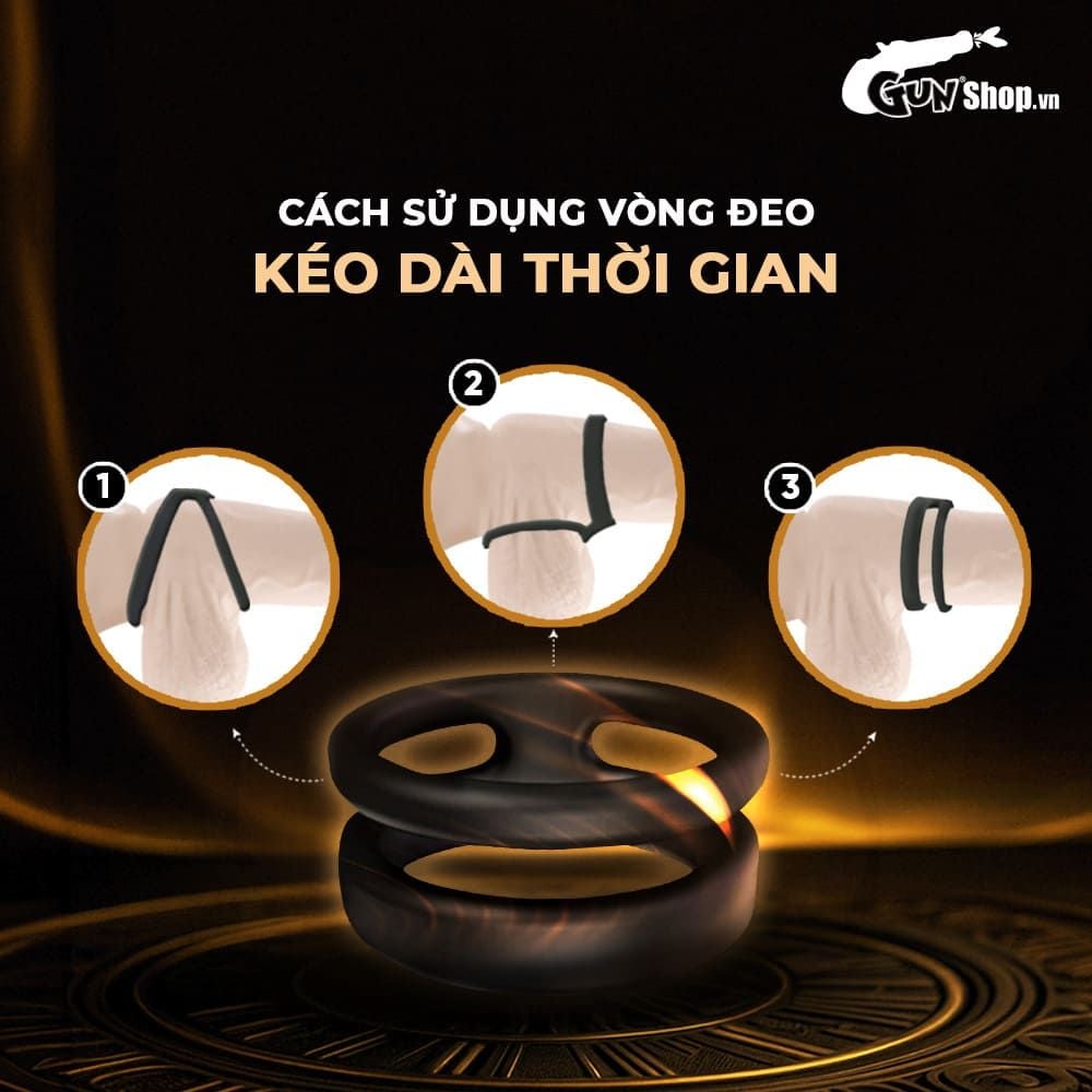 Bao cao su Shell Play Circle 6 tính năng - Hộp 10 cái + 1 vòng đeo kéo dài thời gian