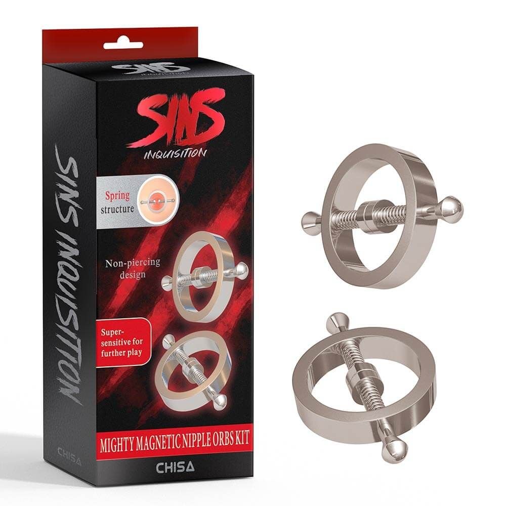 Kẹp vú kích thích đầu ti Chisa Sins Inquisition Spring Metal