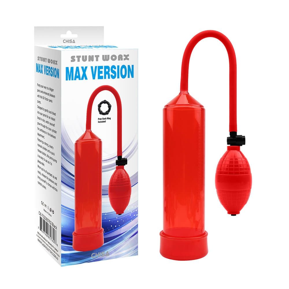Máy tập tăng kích thước dương vật Chisa Max Version Red