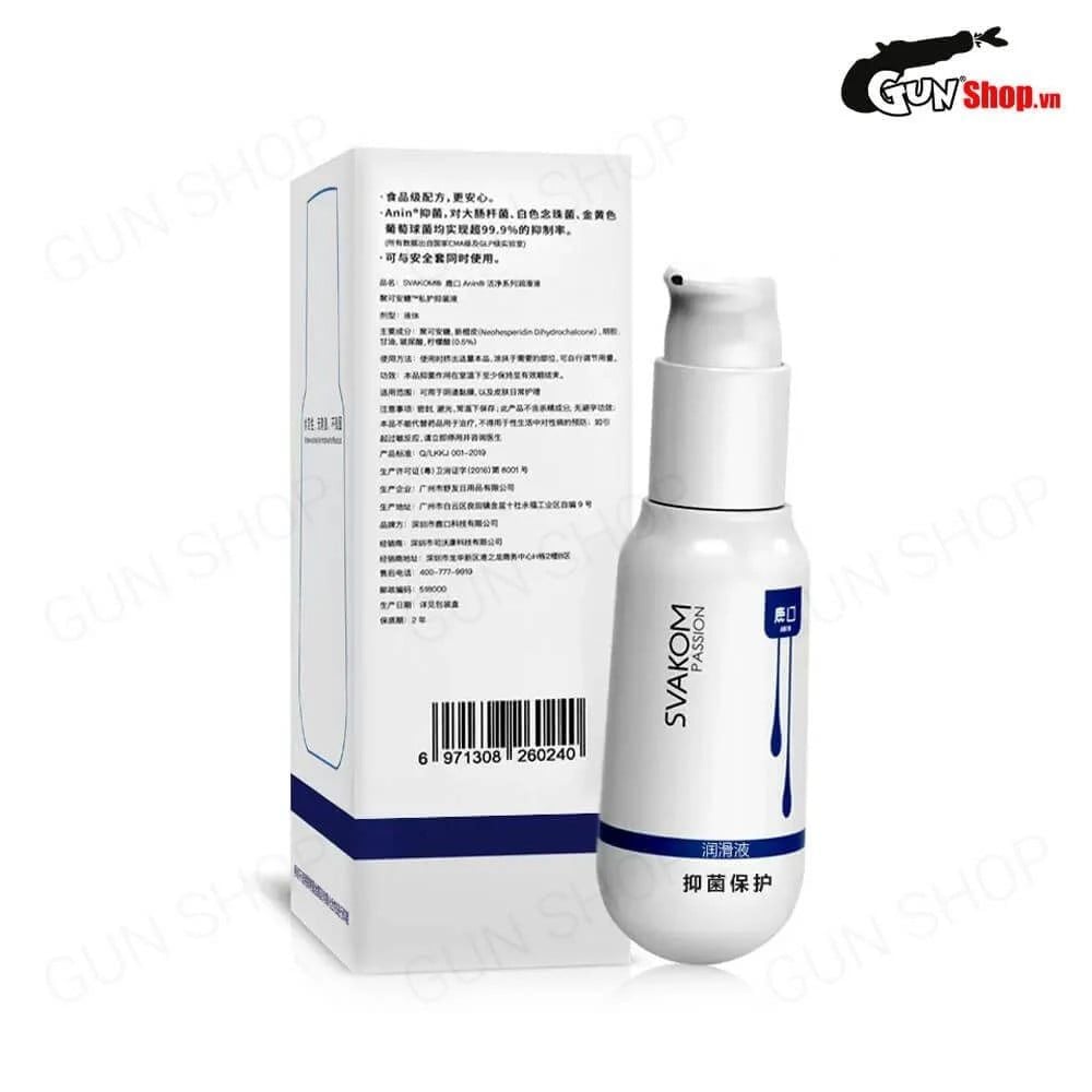 Gel bôi trơn kháng khuẩn chăm sóc vùng kín Svakom Passion - Chai 80ml