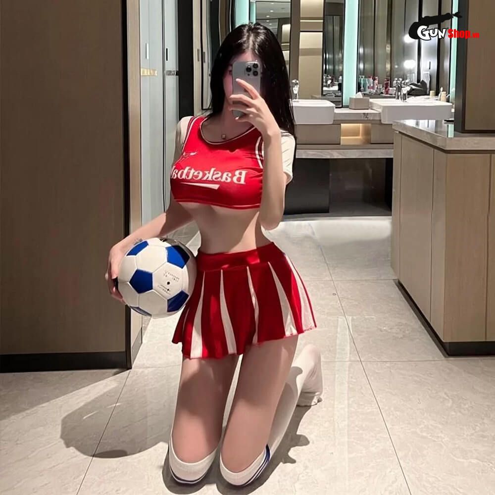 Thời trang sexy cosplay cổ động viên Redbull NS50