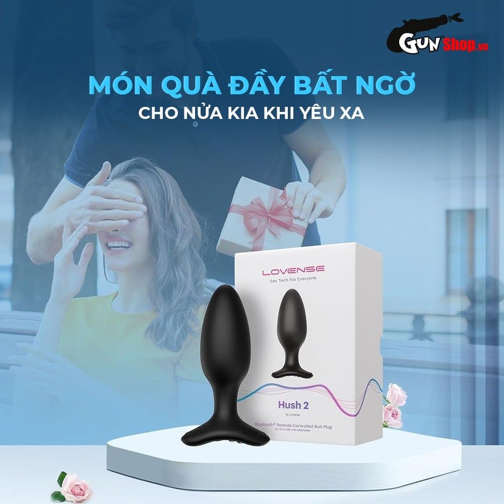 Trứng rung hậu môn Lovense Hush 2