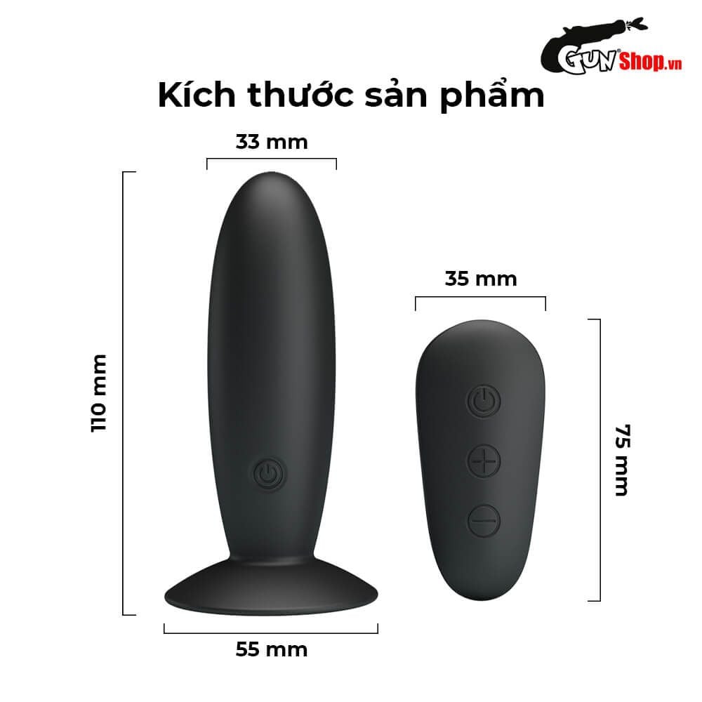 Trứng rung hậu môn Mr.Play Suction Cup Base 45W