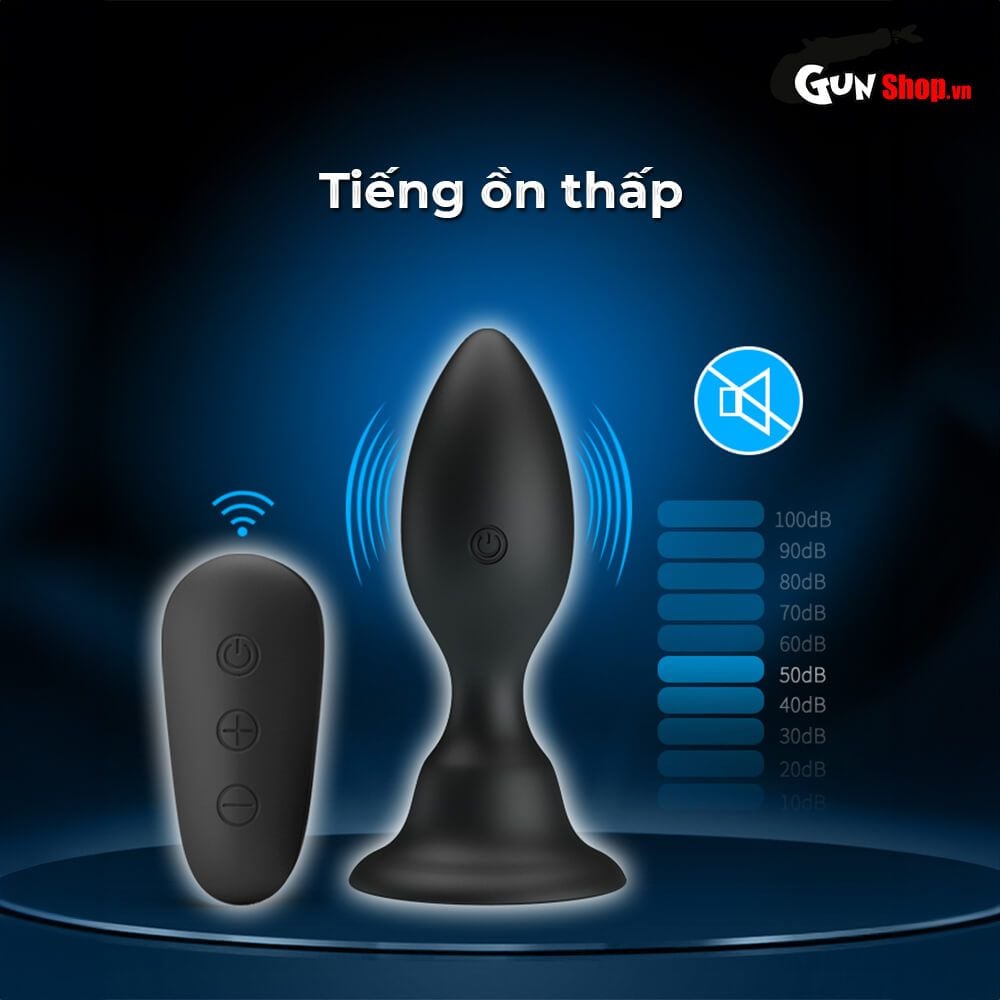 Trứng rung hậu môn Mr.Play Suction Cup Base 76W