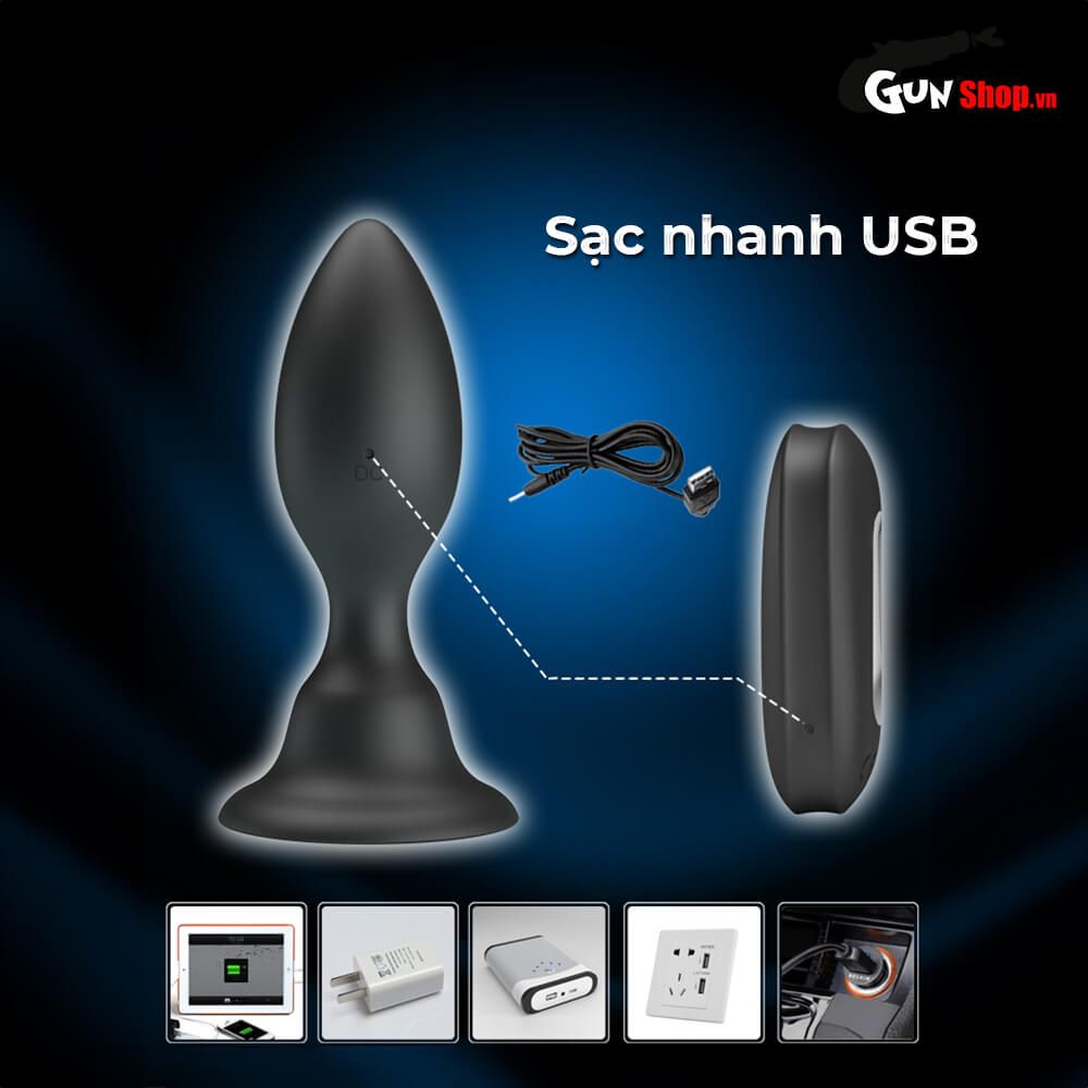 Trứng rung hậu môn Mr.Play Suction Cup Base 76W